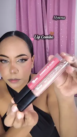 Lip Combo @mynenacosmetics  #mynenabeauty #makeup #lipcombo 