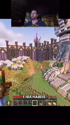 Vegetta muestra la muralla terminada 🧱🐺 #diosesmc #Minecraft #vegetta777 