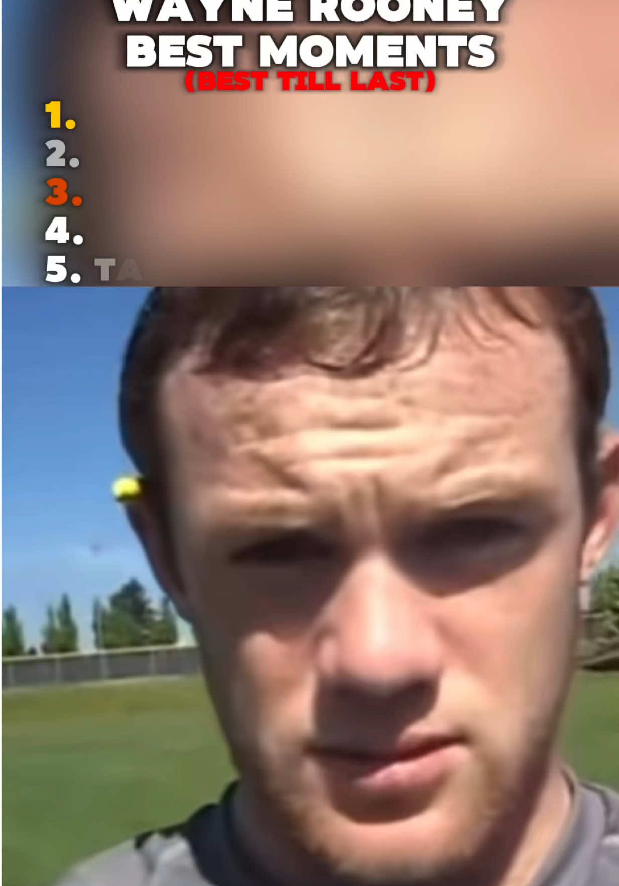Wayne Rooney Top 5 Best Moments. 🗿 #waynerooney #footballinterview #footballpodcast #footballbruv 