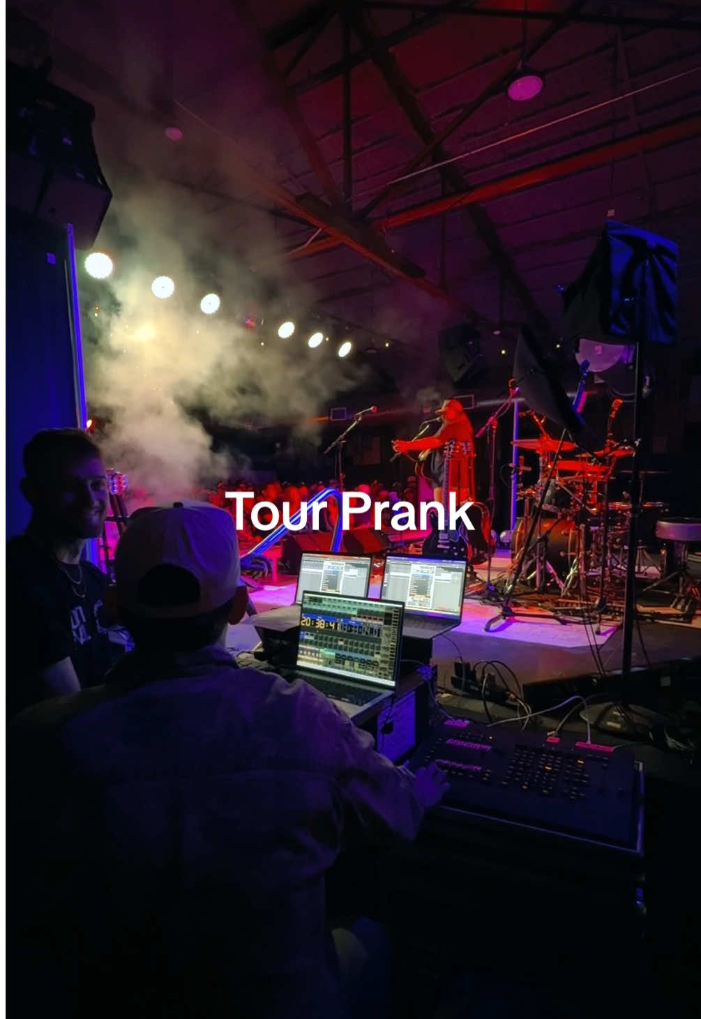Had to prank my buddy @Brandon Wisham on his last show out on the road with us 🤘 #prank  #OnTour #prankvideos #funnyvideos 