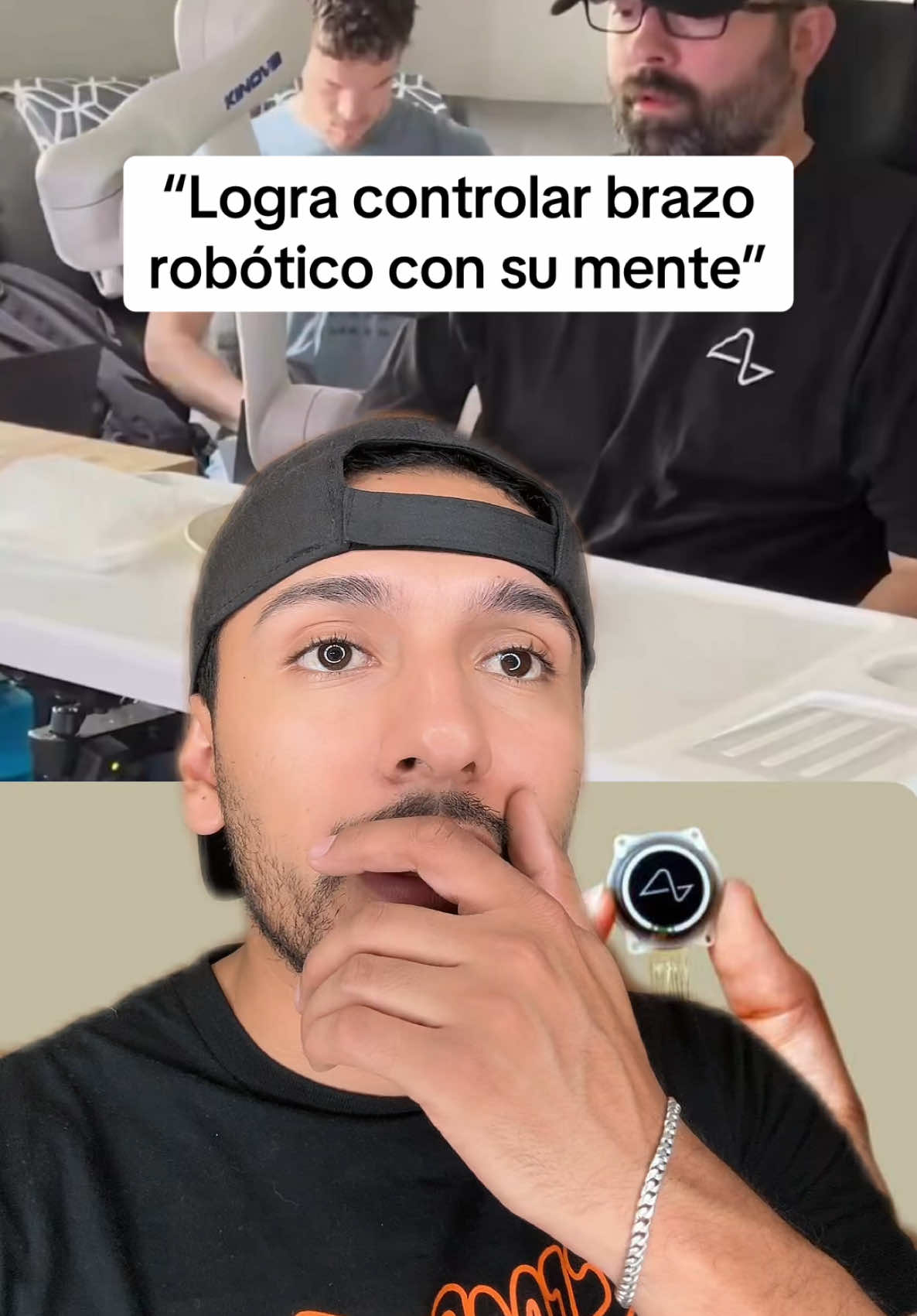 Logra controlar brazo robótico con su mente #fy #osmarus #fyp 