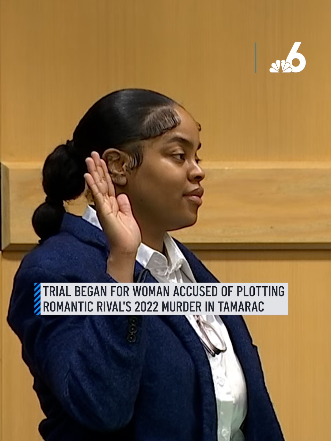 The trial of a woman accused of plotting to murder her romantic rival in Tamarac more that three years ago went underway. Sakiyna Thompson, 31, is facing a first-degree murder charge in the July 2022 killing of 23-year-old Kayla Hodgson. More information at the link. #florida #court #rival