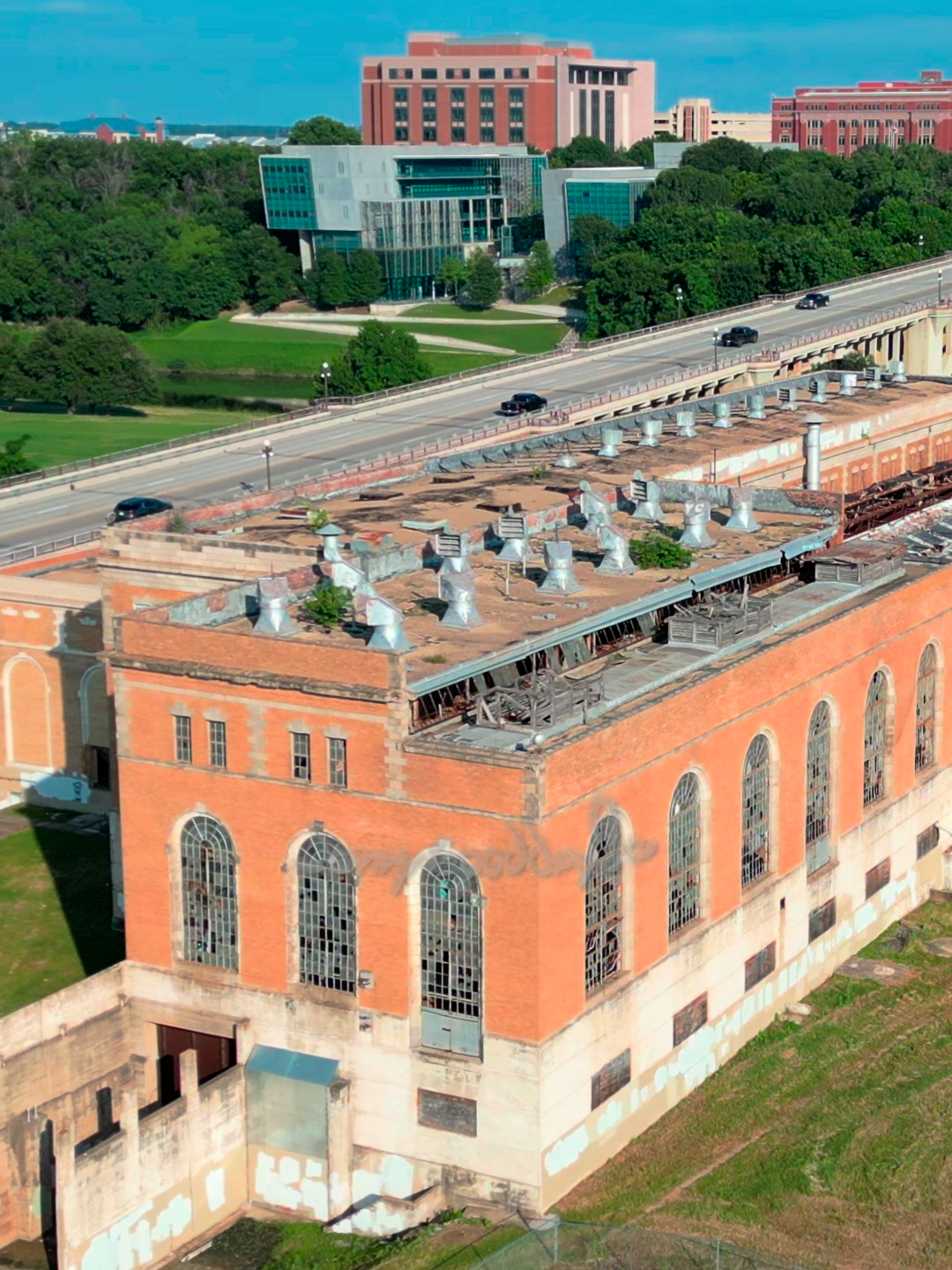 Along the banks of the Trinity River, the old Fort Worth Power & Light Plant still stands.. silent, skeletal, and hauntingly beautiful. Once the heartbeat of a growing city, this Beaux Arts giant fueled progress more than a century ago. Today, its rusted beams and shattered windows echo with memory. Though long abandoned, the structure remains one of Fort Worth’s most endangered landmarks.. a cathedral of industry waiting for its rebirth. #fortworthtexas #untoldtexas #urbanexploration #abandonedplaces #txuplant #trinityriver #fortworthhistory #texashistory #urbex #industrialheritage #jonnygoodday #filmmaker #hauntingbeauty