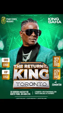 Toronto this weekend let’s go