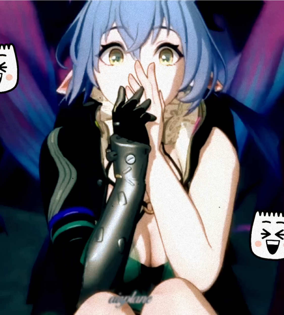 She’s such a silly little creature, she reminds me of the character designs in Onward #lucia #zzzero #zzzcreators #zenlesszonezeroedit #silly 