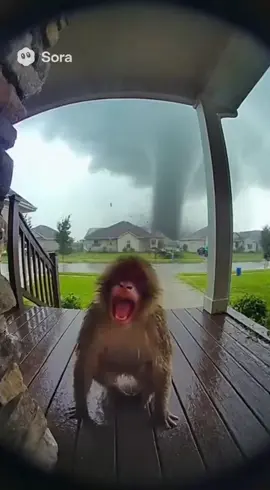 #monkey#ai#fyp#sora#tornado