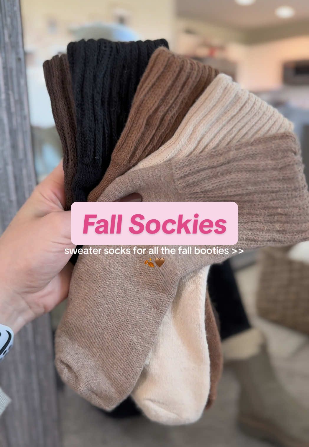 The fall socks of my dreams 🤎🧦 #fall #fallvibes #cozy #cozyathome #fallfashion 