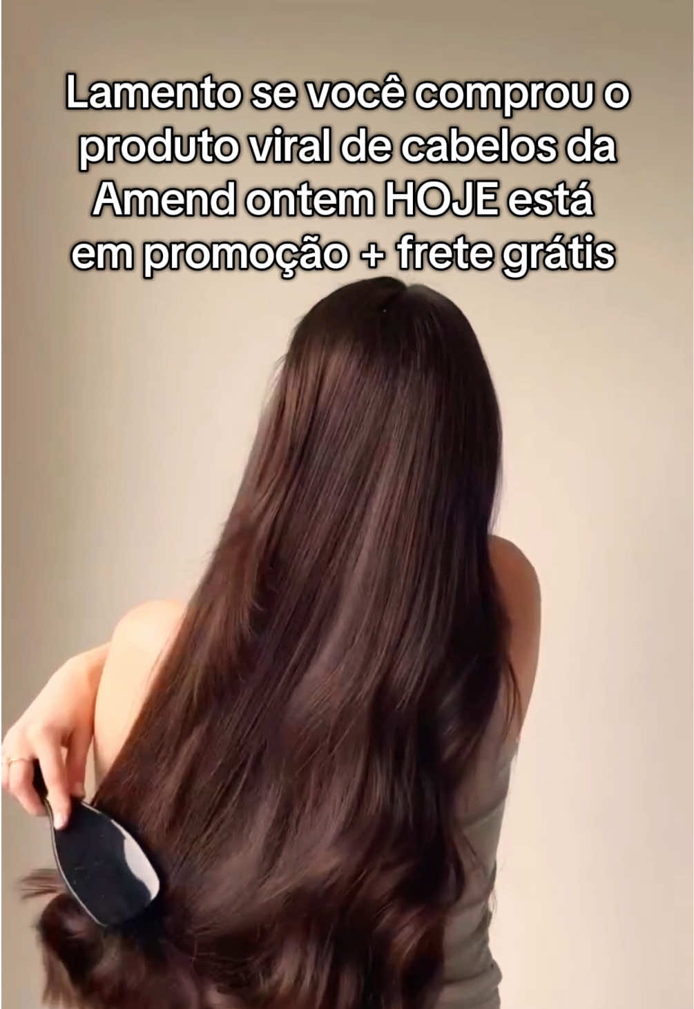 O melhor produto de cabelo da Amend entrou em promo! #amend #tiktokshop #secasemfrizz #dicasdecabelo #cabelo 