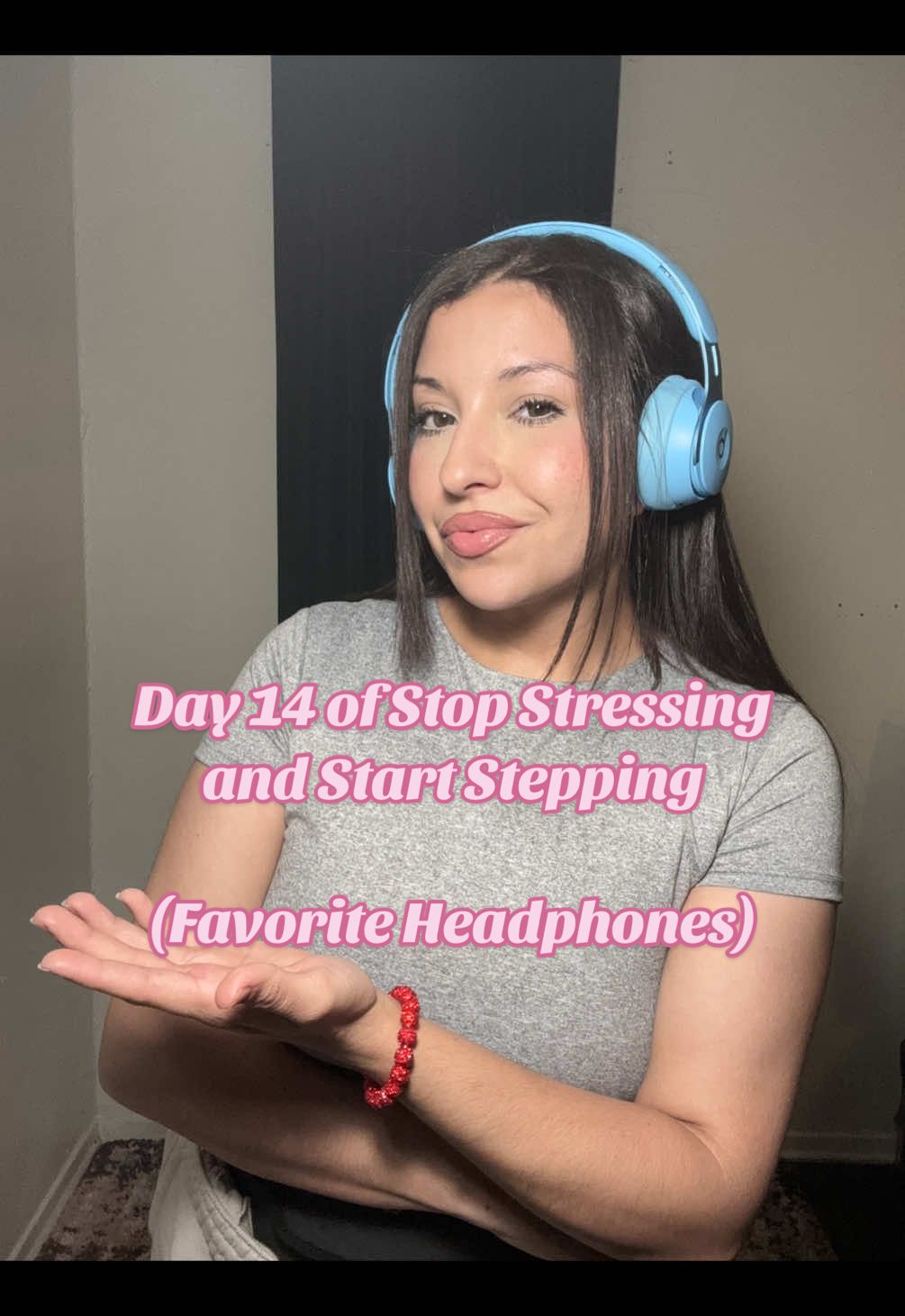 Your sign to get up and start stepping 💓 My stepper is from @SunnyHealthFitness  Faja I was from @Cali Curves Fajas. My headphones are BEATS BY DRE SOLO PRO and they have noise cancellation 💓 #sunnyhealthfitness #ministepper #calicurvesfajas #beatsbydre #bestheadphones 