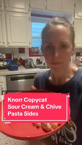 Knorr Pasta Sides copycat - Sour Cream and Chives! Quite yummy! What flavor should we dupe next? #dinner #fyp #EasyRecipe #homemade #pasta 