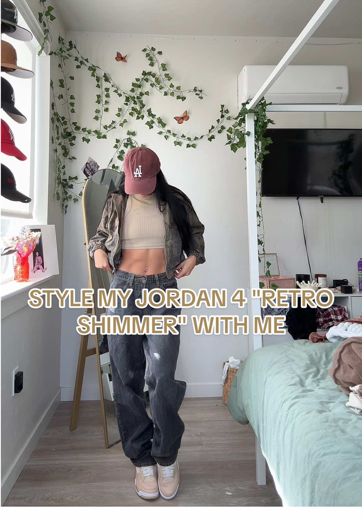 my kinda fit 🤟🏼 #jordan4s #streetwearfashion #shoecheck #outfitinspo #getdressedwithme 