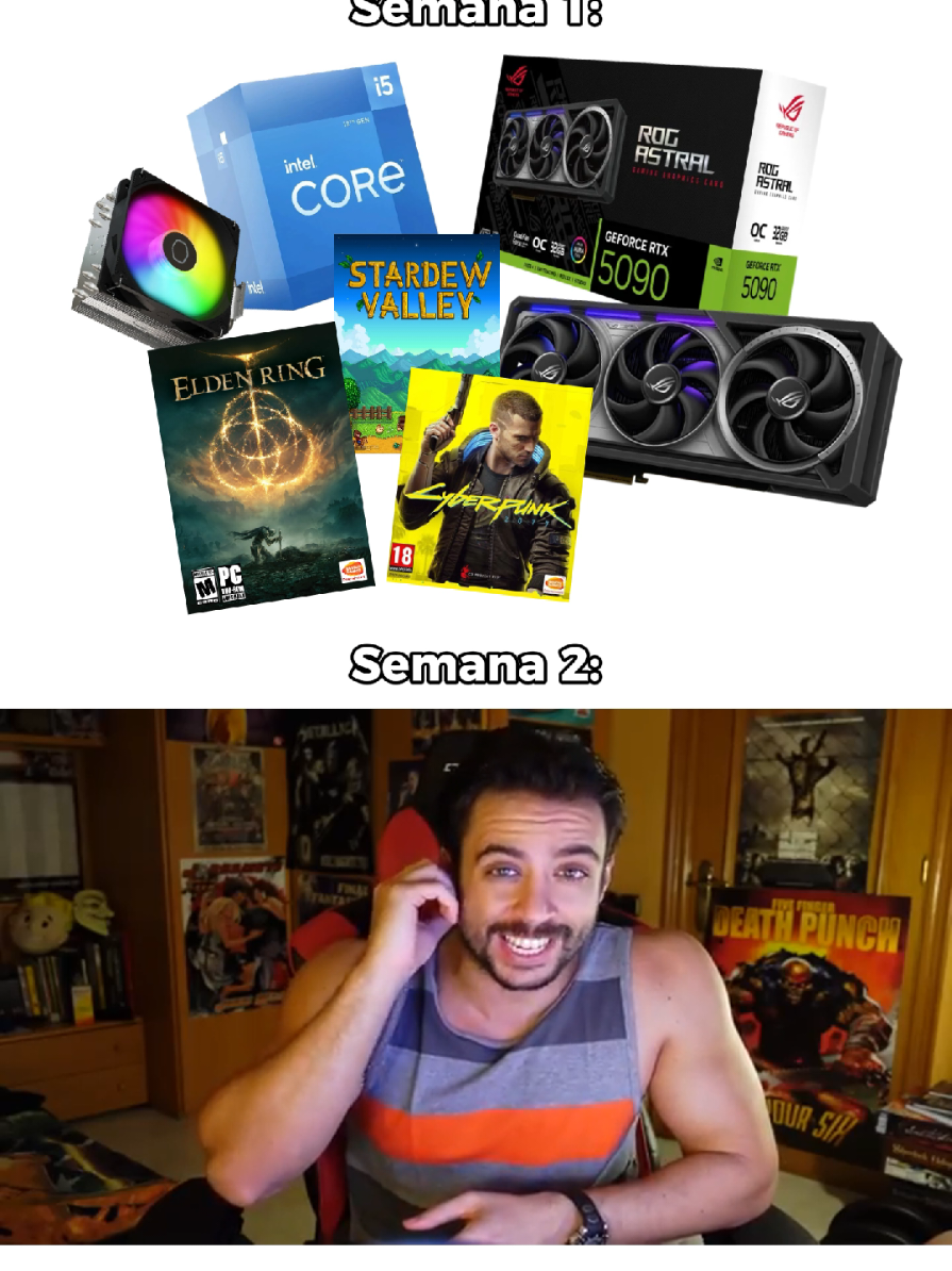 Valió cada día sin comer 😅 . #fyp #pcgaming #pcgamer #humor #nomadaware