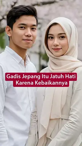 Gadis jepang itu jatuh hati karena kebaikannya