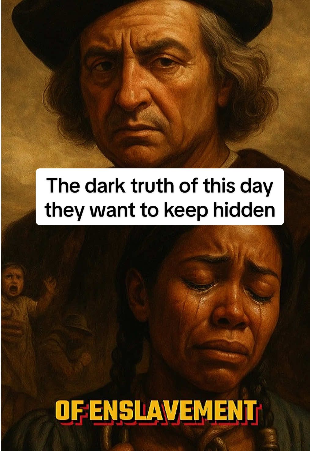 We refuse to celebrate;  Truth about Columbus Day Christopher Columbus exposed Happy Indigenous People Day Indigenous history Hidden Native American history Lies they taught in school about Columbus  Hidden history Dark American history U.S. history #creatorsearchinsights #historytok #hiddenhistory #indigenousday #indigenouspeoplesday 