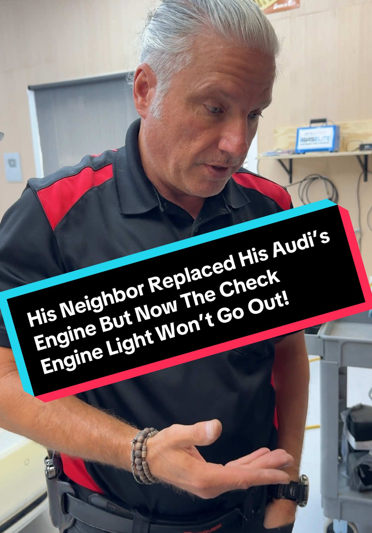 What a mess! #audi #mechanic #automotive #foryou #fyp #DIY #viral #cartok 