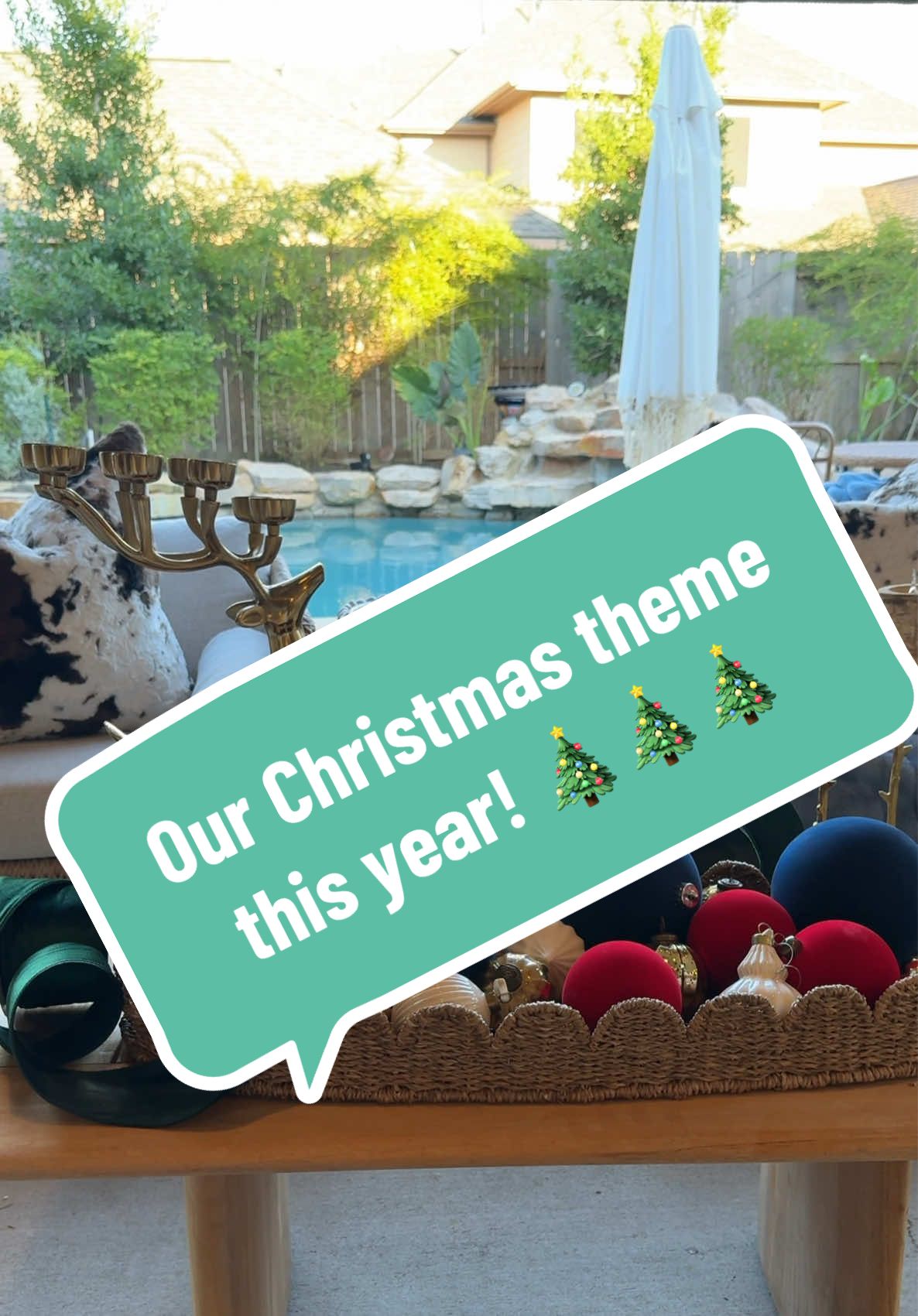 I can’t wait to see how this all turns out! 🎄🎄🎄 #ChristmasTheme #RalphLaurenChristmas #KingOfChristmas #ChristmasDecor 