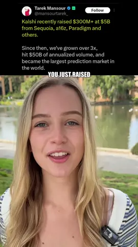 Kalshi recently raised $300M+ at $5B from Sequoia, a16z, Paradigm and others. And today…Kalshi goes global. Edited by: @ggs_dopeshit #technology  #facts #Tech #kalshi #market  