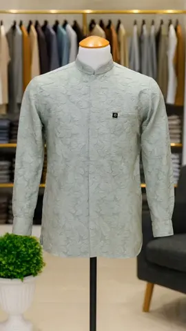 BILHAQ - Kemko BENZEMA Sage kemeja pria dewasa lengan panjang baju muslim katun jaguard warna sage motif timbul lapisan puring #cuantanpabatas #wibgajian #belilokal #kemejakoko #kemejakokopria 