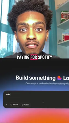 Coding Spotify in 40 seconds with lovable #coding #Tech #spotify #spotifywrapped #programming 