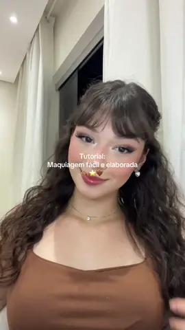 Essa make ficou maravilhosa! Quem ai vai reproduzir ela? 🤎✨ #tutorial #maquiagem #makeup #dicas #GlowUp 