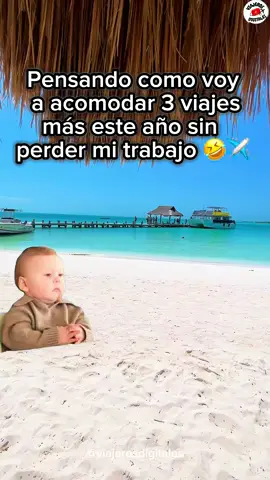 Espero no perder el trabajo porque de que viajo, viajo 😅✈️ #viajeros #vacaciones #amoviajar #comedia #humor   