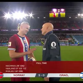 Best striker itw for a reason #haaland #football #edit #fyp #norwayvsisreal 