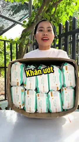 Trả lời @Thường Nguyễn Thùng khăn ướt 10 gói 50k #khanuot #khanuotkhongmui #khanuotbabywipes #daothivananhqn #xuhuong 
