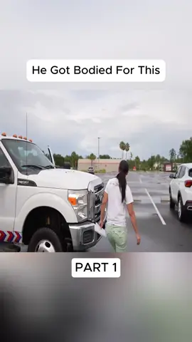 He Got Bodied For This#repo #car #truck #viral 