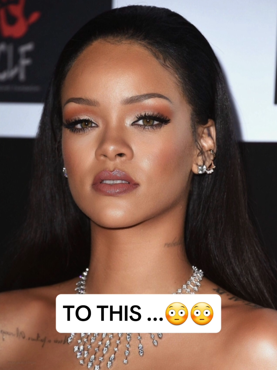 What a huge transformation 😱 #rihanna #beautytips #beauty #beautyhacks #skincare 