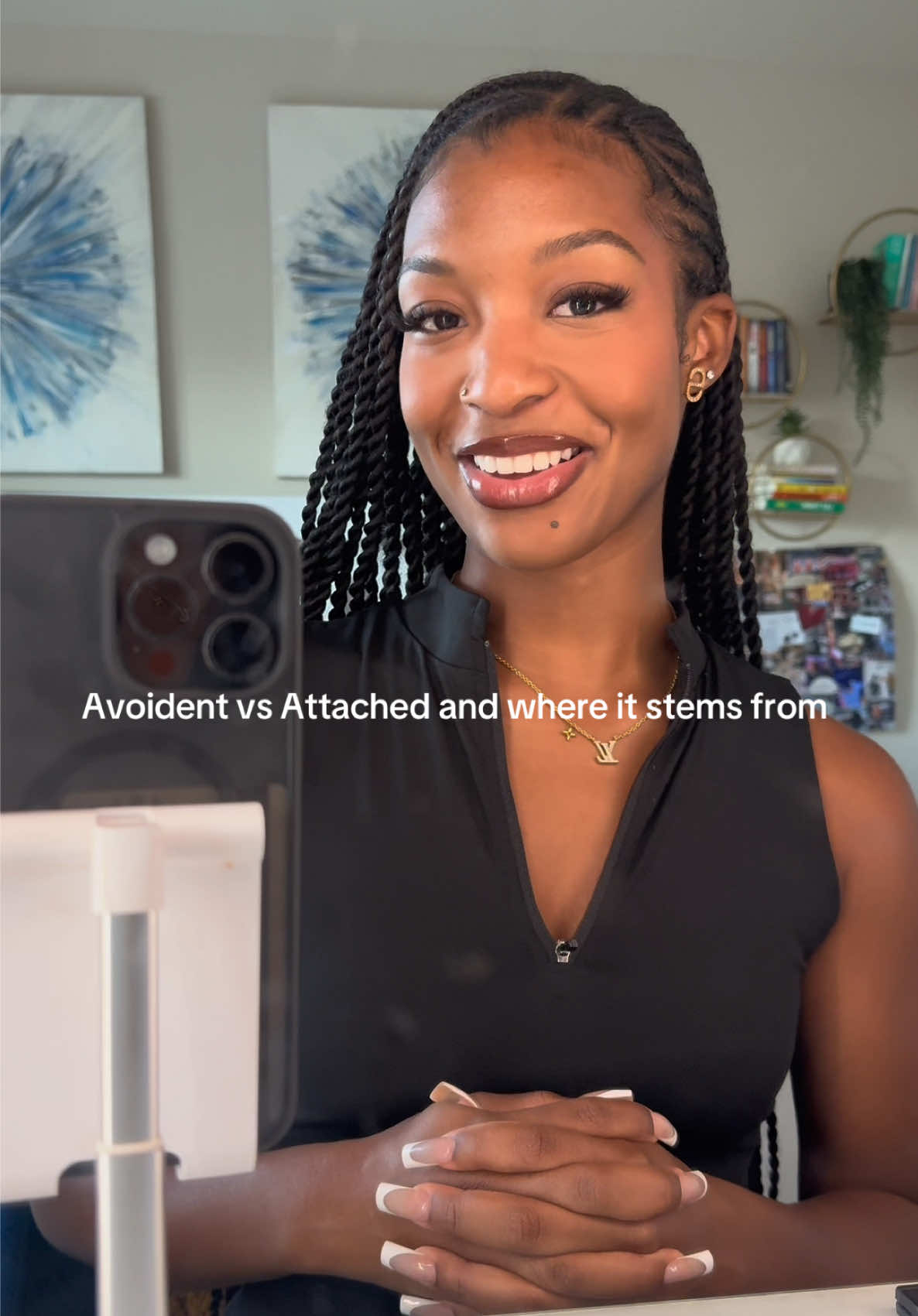 Triggers, lead to reactions, and reactions, lead to attachment styles. Learn where it all stems from, to stop the cycle❤️ #fyp #foryou #datingadvice #blackgirlmakeup #makeuptutorials #naturalmakeup #MakeupRoutine #jennabhee #houstoninfluencer 