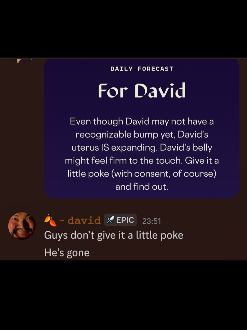 entering blob mode 💞 DO NOT give it a little poke. david's uterus IS expanding x david's cute period blob mode aesthetic #rareaesthetic #period #man #periodtracker #scared  @✦David🩵✦ 