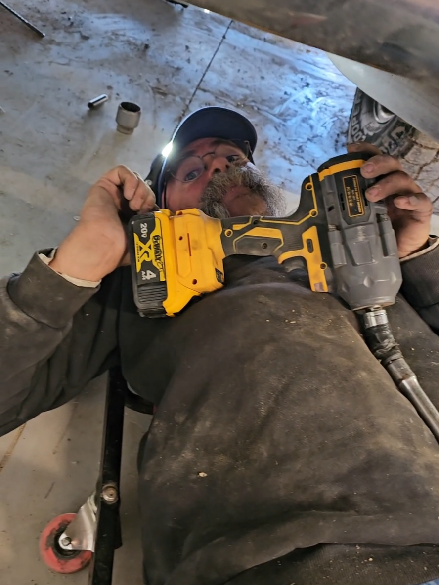 Installing a gooseneck hitch in our daughter's pickup. The impact came in handy. #TikTokShopCreatorPicks 
