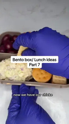 Bento box/ lunch ideas part 7 chicken salad! 🔥 What would you like to see next? #chickensalad #lunch #ideas #waxmelts #fyp