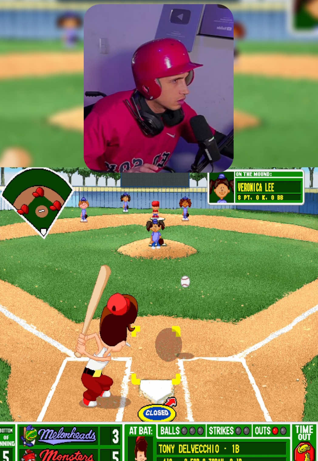 Primer grand Slam de la temporada ⚾️🍿. #MLB #baseball #backyardbaseball #beisbol 