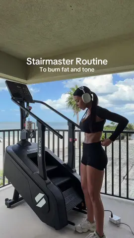 My current go to 30 minute stairmaster routine🔥 #stairmaster #cardio #burnfat #fyp #workout