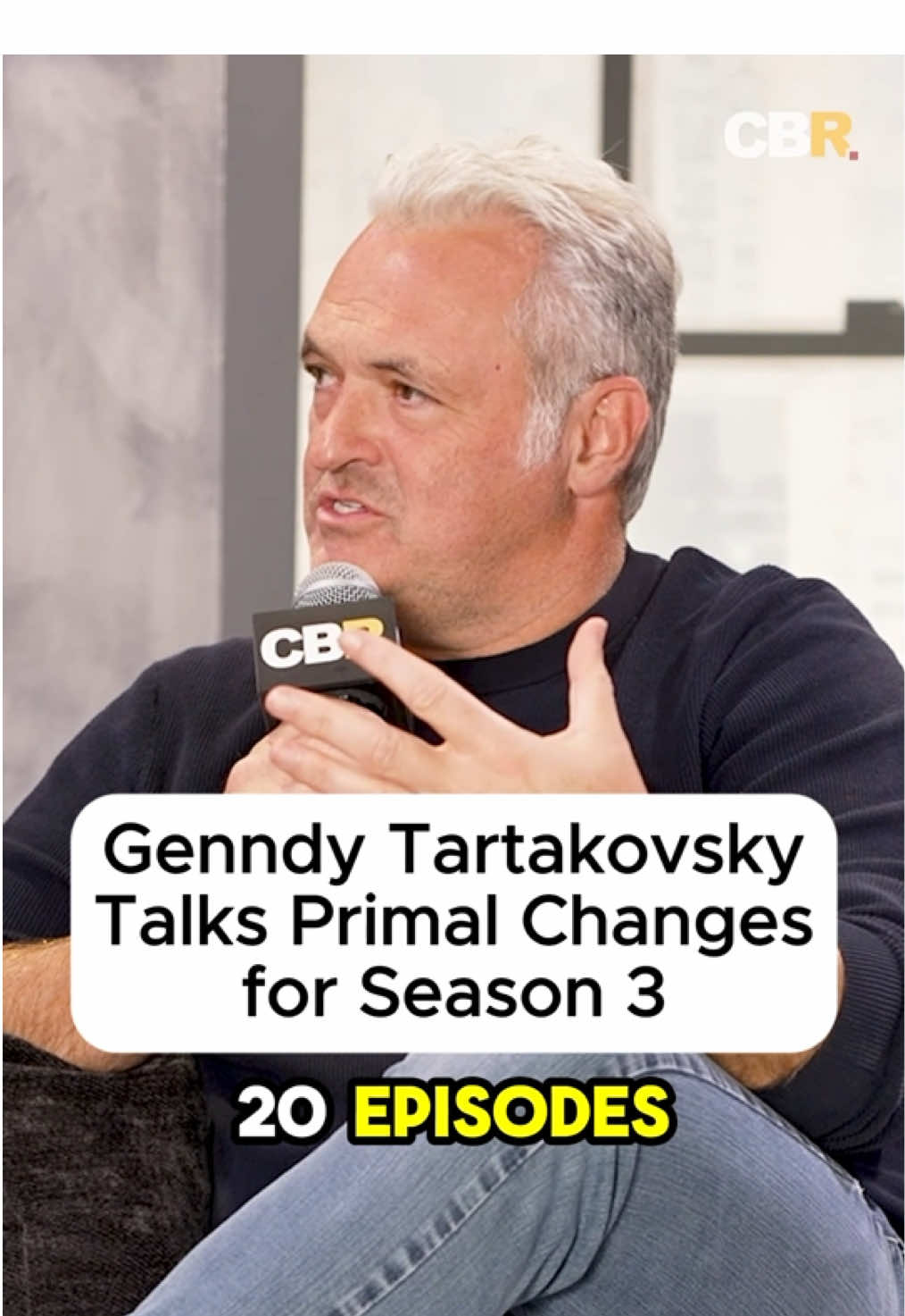 🎙️ Primal creator Genndy Tartakovsky opens up about the evolution of the series and what fans can expect in Season 3 — revealing he’s “just scratching the surface” with some characters and is ready to dig deeper than ever.  #Primal #GenndyTartakovsky #AdultSwim #Animation #CBR