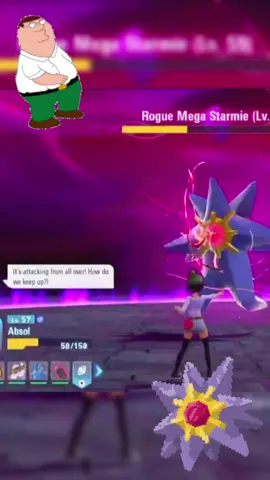All I hear when it runs! 😭 #pokemon #pokemonlegendsza #megaevolution #megastarmie #petergriffin 