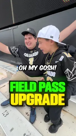 Colorado fans get a seat upgrade 🙌🔥 @Nadia Houneini #cfb #CollegeFootball #fan #football 