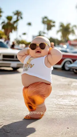 Cute baby cool dance 😂 #cute #cutebaby #funnybaby #babydance #cutedance #ai 