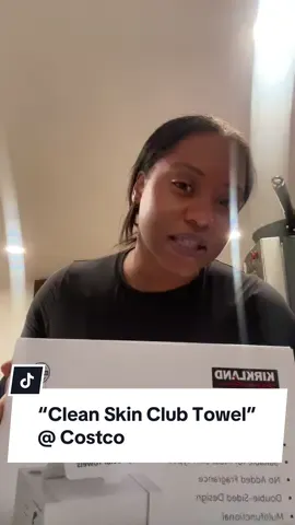 Costco now has their own version of the Clean Skin Club towels 👀  They really get me 😂 #costco #costcofinds #skincaretok #beautyonabudget 