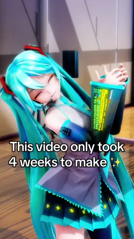 Miku practicing for her music video 🎶  Stage: IM@S dance practice #vocaloid #hatsunemiku #miku #vocaloidcosplay #mikuhatsune 