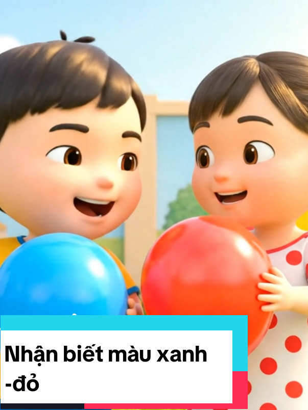 🌹🌹🌹Nhận biết màu xanh, đỏ thông qua đồ vật gần gũi #tranlymamnon66 #giaovien #xuhuong #ai #mamnon 