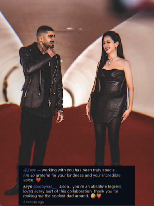 emang ga salah sekarang pada manggil dia baba. khai pasti bangga bgt sampe zayn ngomong begini #jisoo #kimjisoo #zaynmalik 