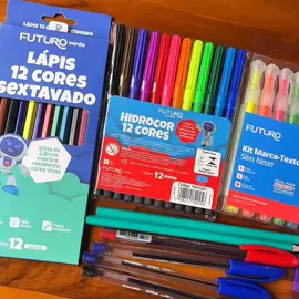 kit com 47 itens de material escolar da SHOPEE!, só pedir que mando o link #materialescolar #voltaasaulas #escola #materialdeescola #escolar 