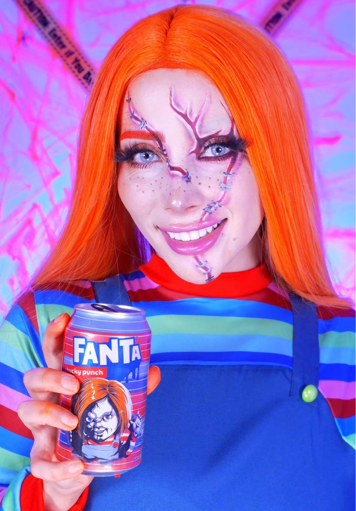 volvieron los makeups en gloria y majestad ✨ @Fanta  #fypp #FantaHalloween #publicidad #chucky #paratii 