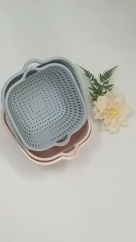 Rổ nhựa 2 lớp hokori vuông Việt Nhật gồm 1 rổ và 1 chậu. Có 3 cỡ#VideohangTieuDung #videohangnhacua #videohangdoisong 