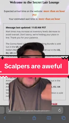 #scalper #mtg #tcg #magic #magicthegathering the worst part about this is I know I’m still gonna have my heart broken at the end of the month for the PlayStation release.