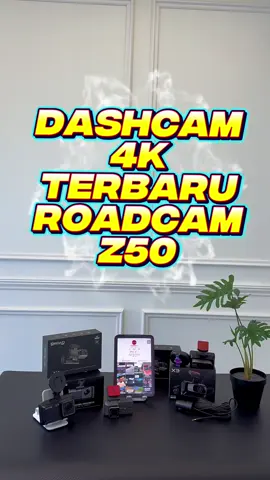 Inilah dia dashcam TERBARU daripada Roadcam Malaysia, Roadcam Z50 😍😱 Kualiti 4K siap dengan fungsi AR tau 🫶🏼🤩Boleh detect plat number, lane dan jarak. Jom dapatkan sekarang sementara stok masih ada #roadcam #dashcam4kterbaru #fyp 