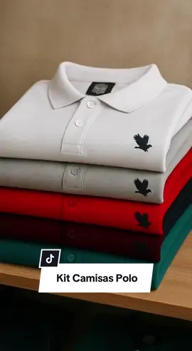 Kit 5 Camisa Polo Masculino. 🔥😎 #tiktokshop #modamasculina #camisetamasculina #estilomasculino #acessorios  