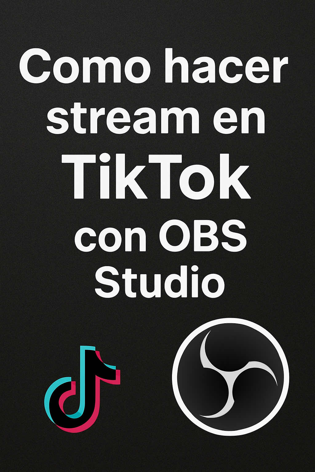 Usa obs studio para hacer live en TikTok #gaming #obs #tiktoklive #venezuela #streaming 
